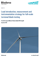 Load introduction, measurement and
instrumentation strategy for full-scale
torsional blade testing